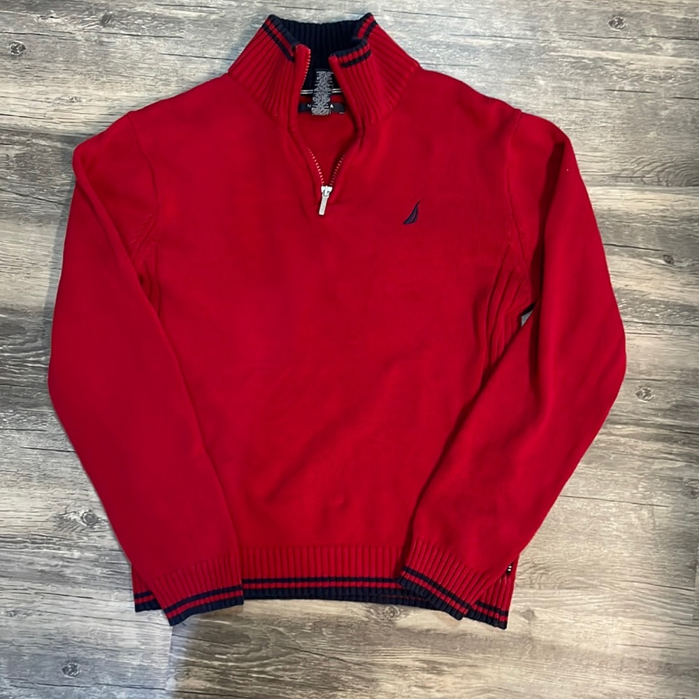 Nautica Boys 14/16 quarter zip sweatshirt